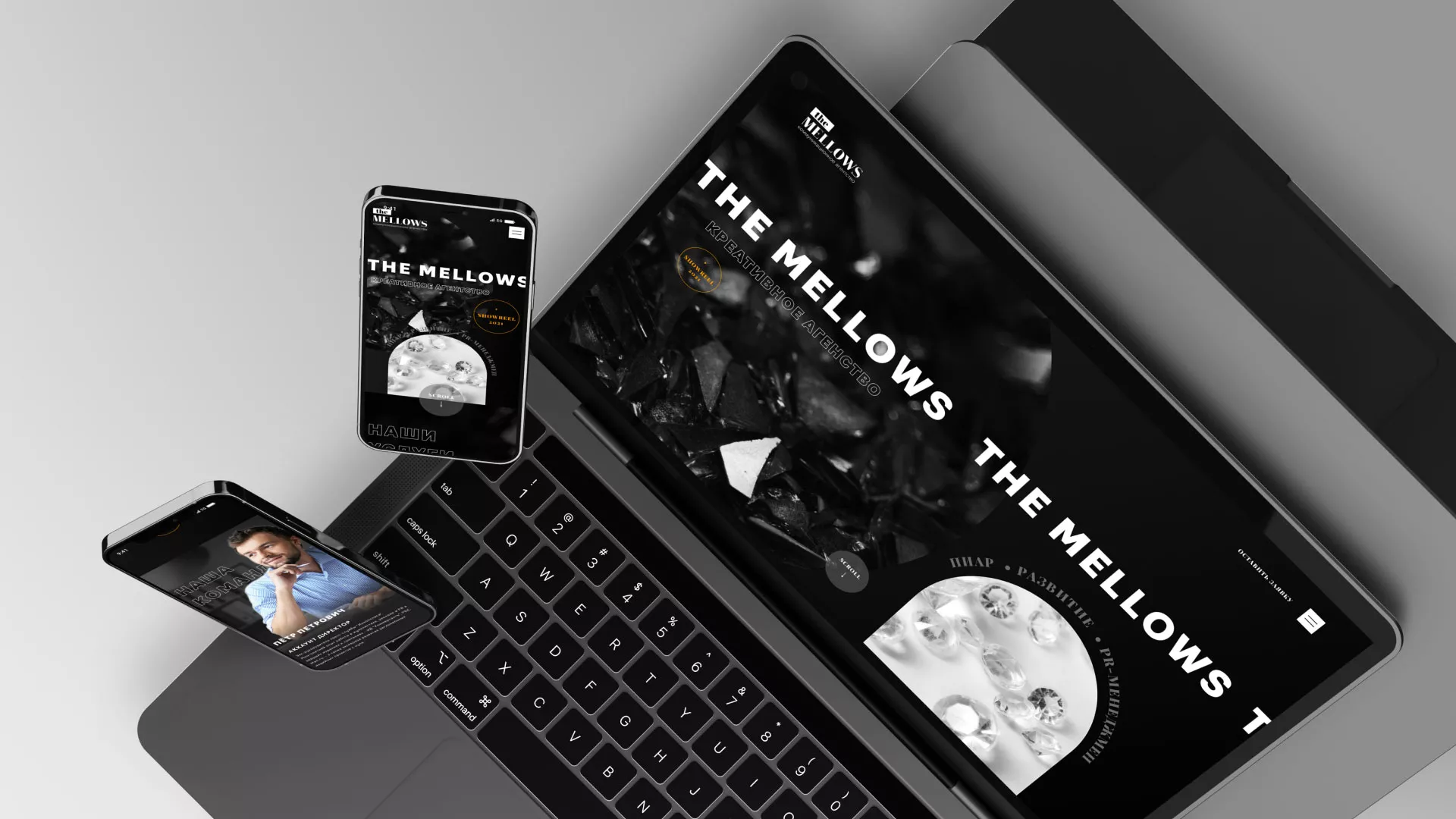 Разработка сайта креативного агентства «The Mellows» в Шали